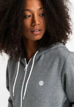 Element Homme CORNELL CLASSIC Sweat à Capuche Zippé Mid Grey Htr -Element Soldes ca16ec2dbd7a4067abece16d75c0471e