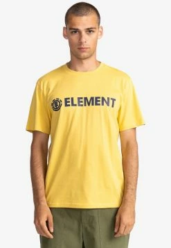 Element BLAZIN T Shirt Imprimé Cream Gold Homme