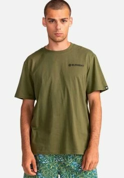 Element BLAZIN CHEST T Shirt Imprimé Winter Moss Homme