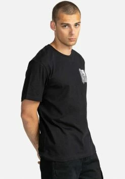Element UBACA CSSKELP T Shirt Imprimé Flint Black Homme -Element Soldes d4845831ac6440babf76047d83814c54