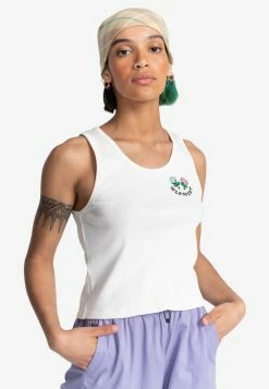 Element SMILE Débardeur Off White Femme