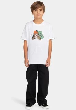 Element Manches Courtes T Shirt Imprimé Optic White Enfant