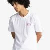 Element BURKETT MANCHES COURTES T Shirt Imprimé Optic White Homme