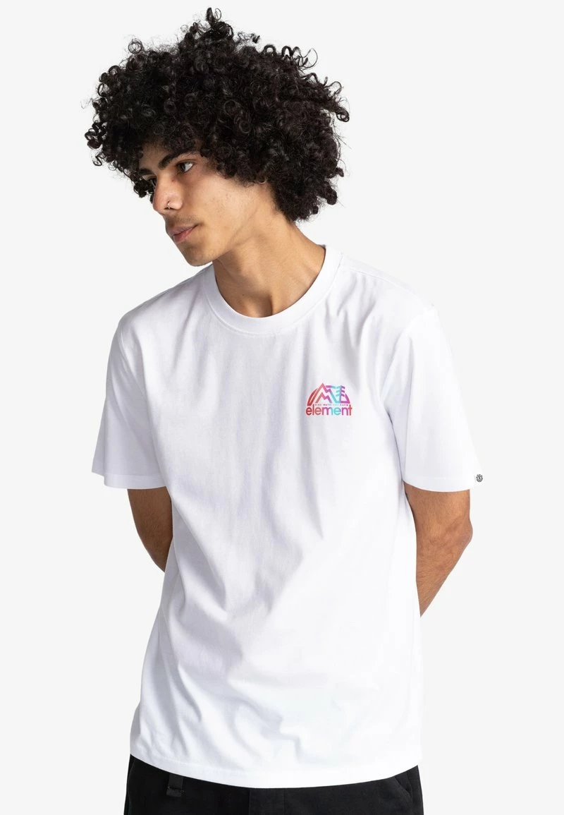 Element BURKETT MANCHES COURTES T Shirt Imprimé Optic White Homme 1 Element BURKETT MANCHES COURTES T Shirt Imprimé Optic White Homme