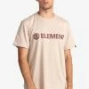 Element BLAZIN T Shirt Imprimé Oxford Tan Homme