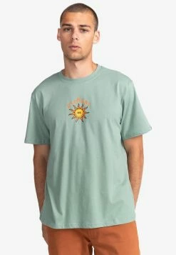 Element Homme SOCORRO T Shirt Imprimé Chinois Green -Element Soldes e32e26cb9df247d48318426e5eb9d239