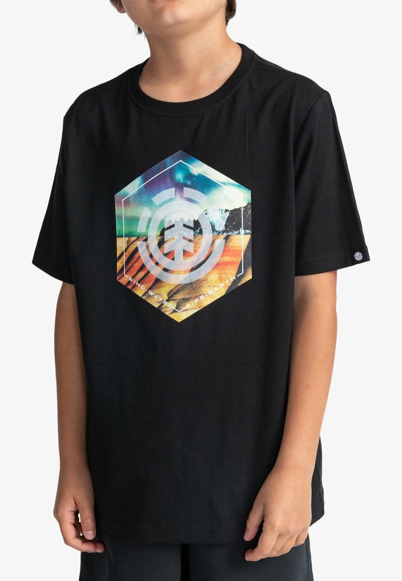 Element ASTRA T Shirt Imprimé Flint Black Enfant 2 Element ASTRA T Shirt Imprimé Flint Black Enfant – Image 2