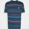 Element HOVDEN STRIPES T Shirt Imprimé Insignia Blue Homme