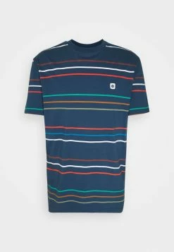 Element HOVDEN STRIPES T Shirt Imprimé Insignia Blue Homme