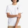 Element Homme GOOD MOREL MANCHES COURTES T Shirt Imprimé Opticwhite