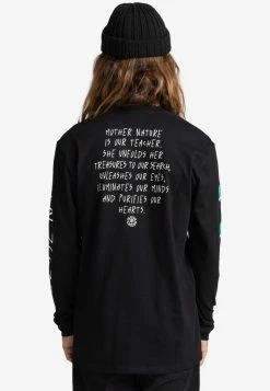 Element Homme T Shirt à Manches Longues Flint Black -Element Soldes efc8054b4d824703bbae96dee733b389