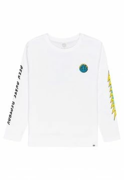 Element Enfant SHREDDER T Shirt à Manches Longues White
