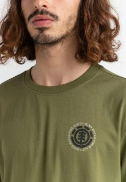 Element Homme T Shirt Imprimé Winter Moss -Element Soldes f13e6bf9b59049b789ba7f78136c05da