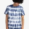 Element MANCHES COURTES T Shirt Imprimé Tie Dye Stripe Homme