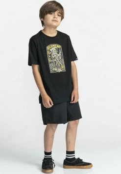 Element Enfant T Shirt Imprimé Flint Black