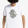 Element HAIL MANCHES COURTES T Shirt Imprimé Optic White Homme