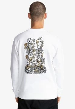 Element Homme Sweatshirt Optic White -Element Soldes f5f66b7131284976a11be2e0a6a090fe