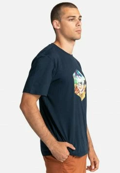 Element Homme ASTRA MANCHES COURTES T Shirt Imprimé Eclipse Navy -Element Soldes fa466742544f48ef8aad18ed17cc1515