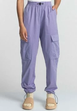 Element CHILLIN Pantalon Cargo Purple Femme -Element Soldes fde41e18f6c547ffa522f411da2df794