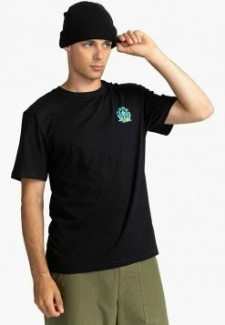 Element T Shirt Imprimé Flint Black Homme -Element Soldes ff03ac94272649b38f7867fbf56f6677